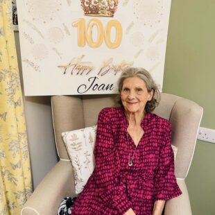 Centenarian Joan celebrates 100th Birthday at Beeston Rise